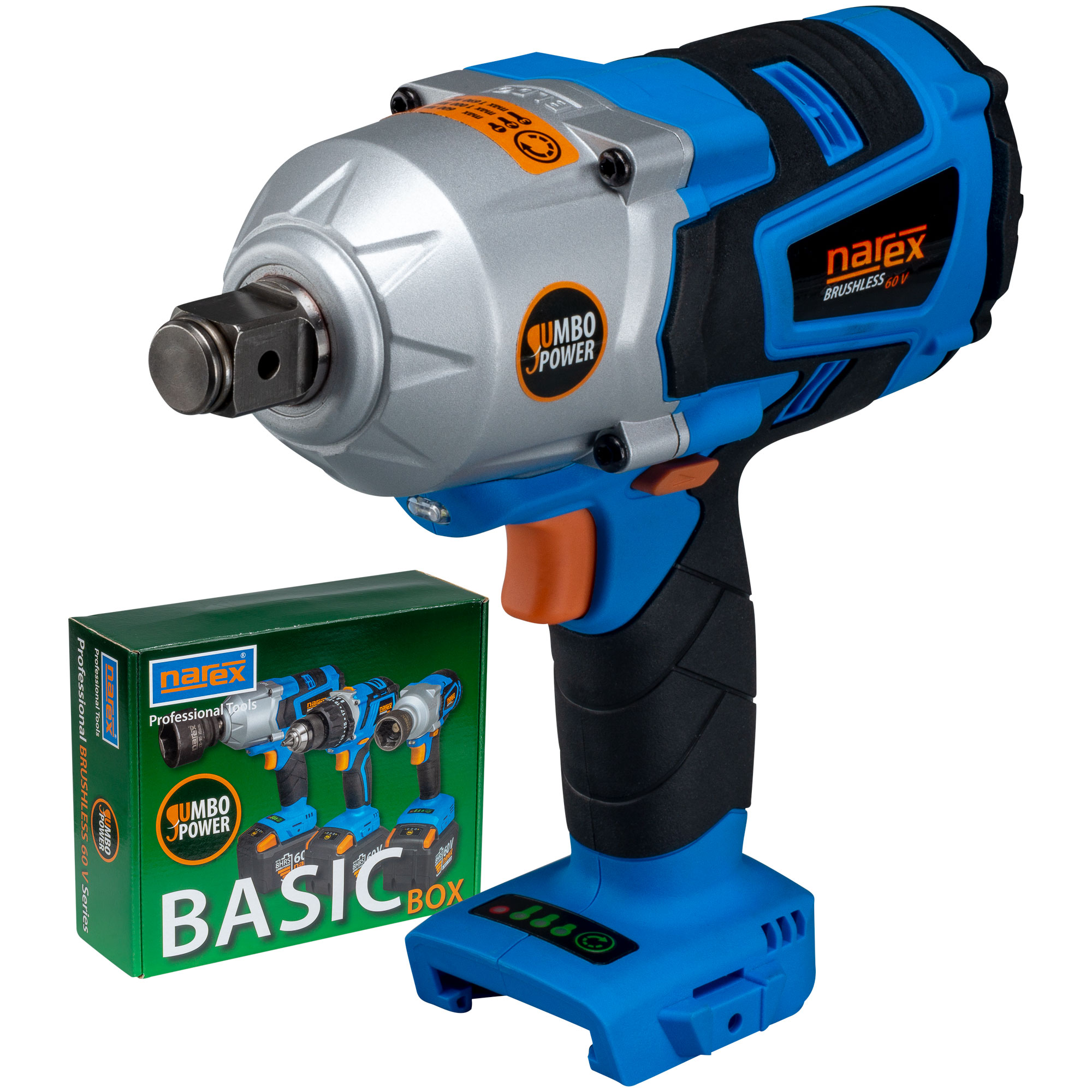 NAREX rázový utahovák ASR 600-3HTB Basic Box Brushless