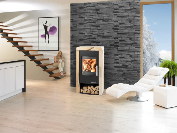 PINEROLO černá / Woodstone Prestige