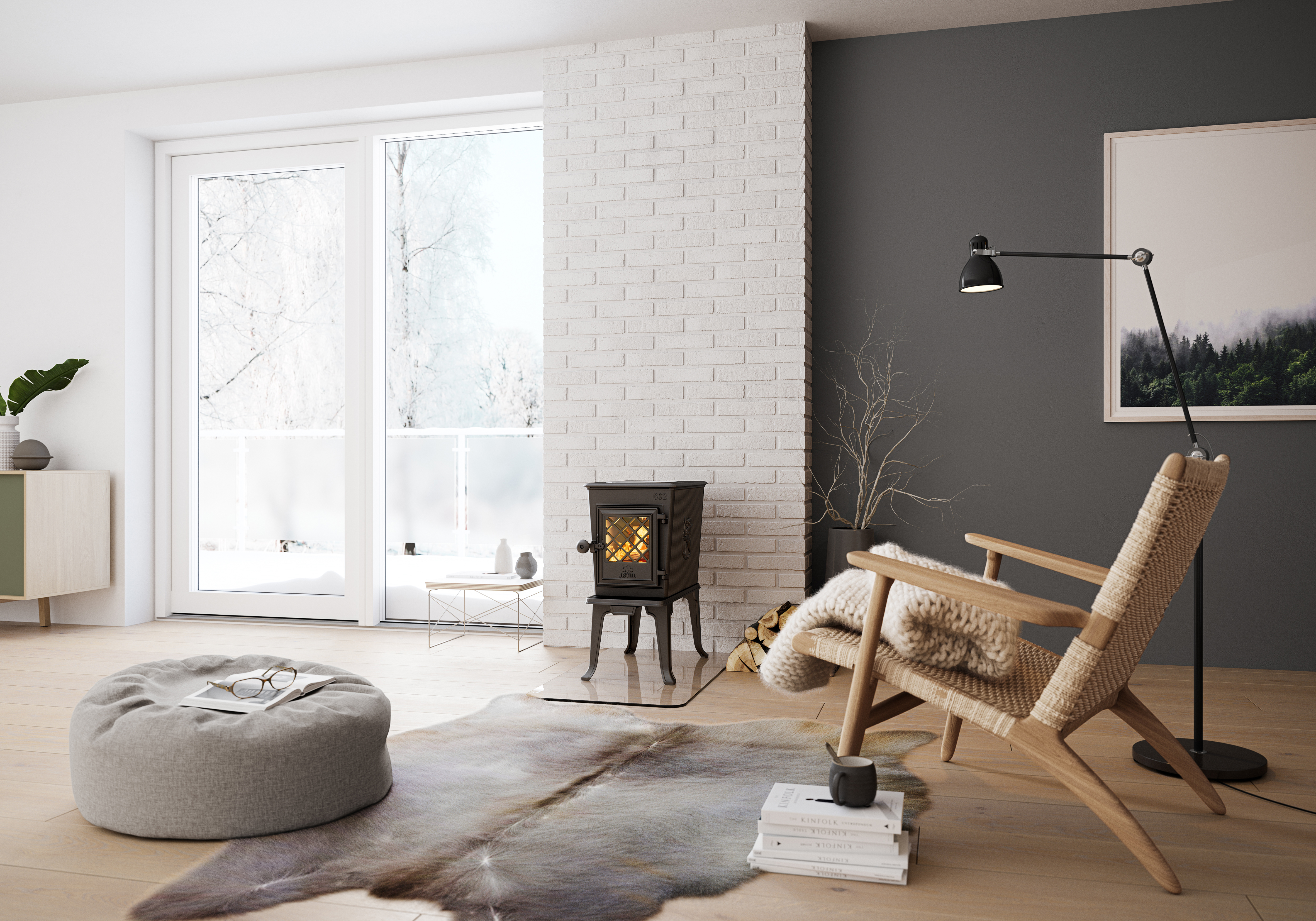 Jotul kamna F 602 ECO BBE modročerný smalt 
