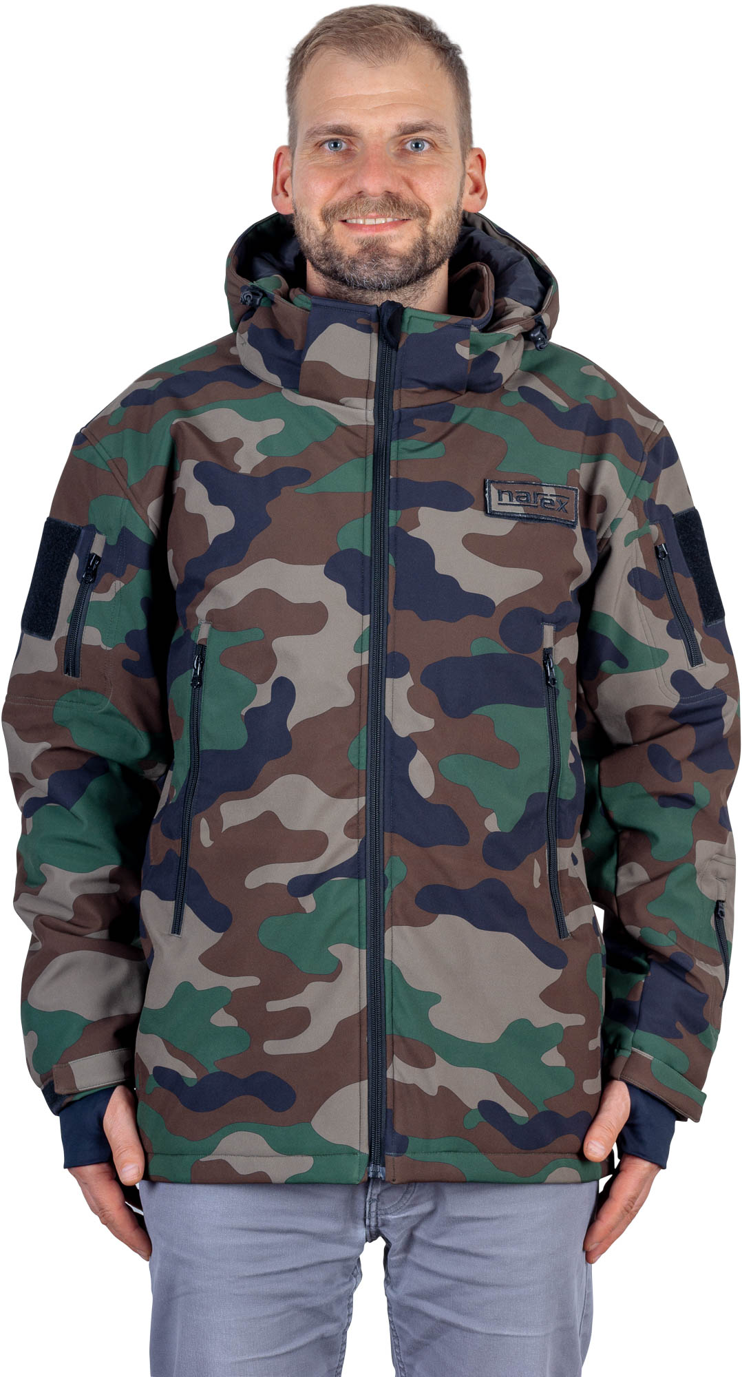 NAREX VYHŘÍVVANÁ BUNDA SOFTSHELL  - M - CHJ