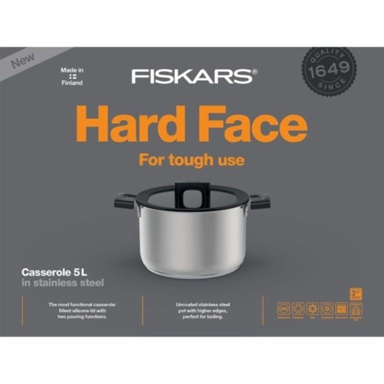 Hrnec Hard Face s pokličkou 5L/22cm