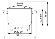 Kolimax hrnec Premium průměr 22cm objem 4,5L