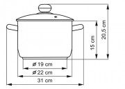 Kolimax hrnec Premium průměr 22cm objem 5,5L