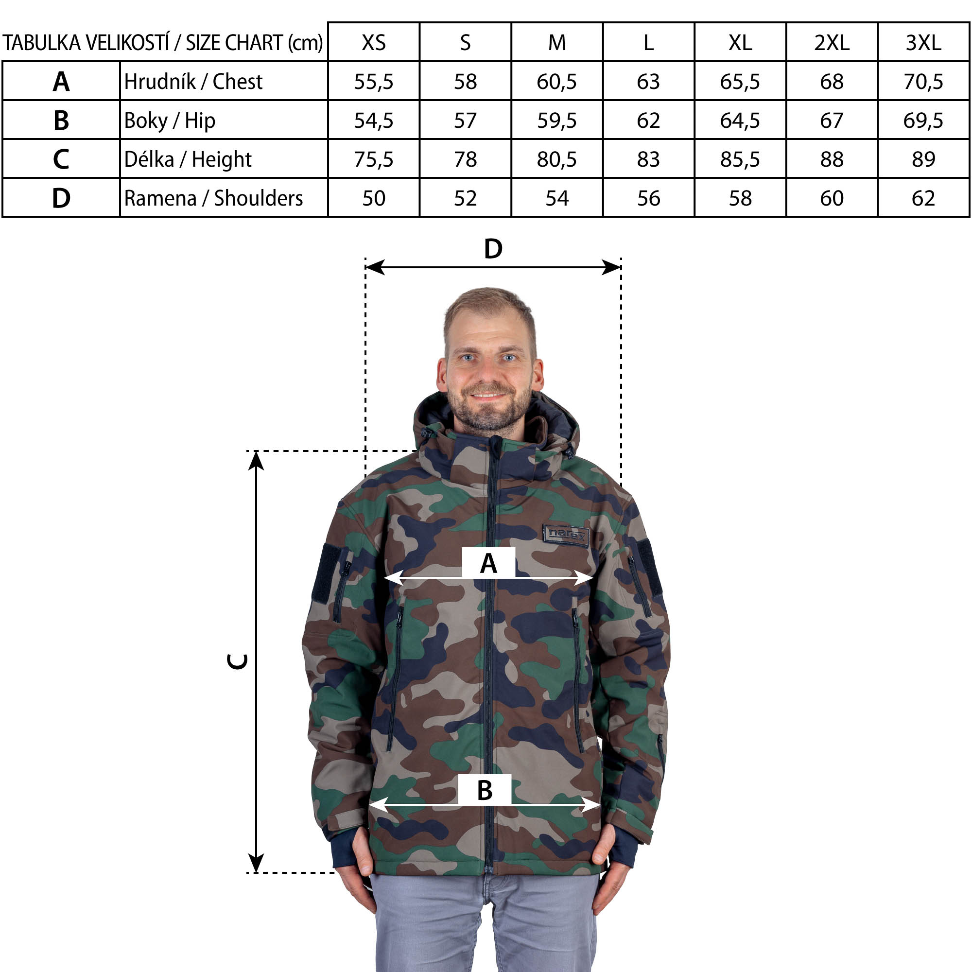NAREX VYHŘÍVVANÁ BUNDA SOFTSHELL - L - CHJ