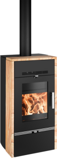 FARUM s výměníkem černá / Woodstone Prestige